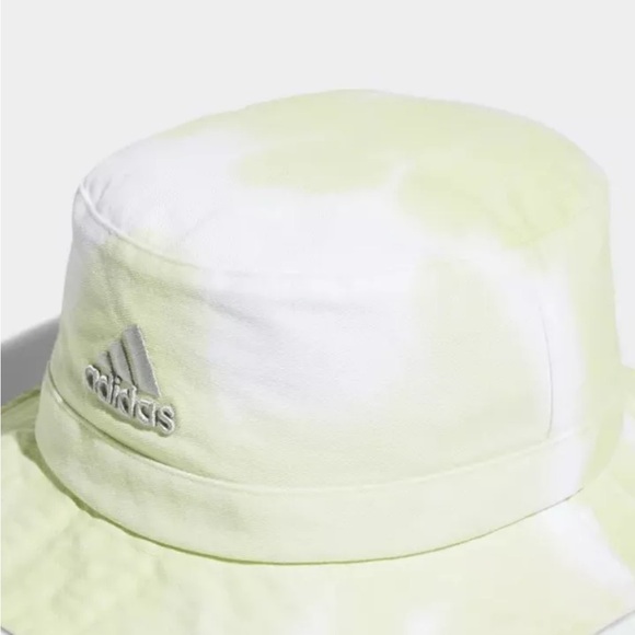 adidas Colorwash Bucket Hat Unisex Almost Lime Green NWT - Picture 3 of 6